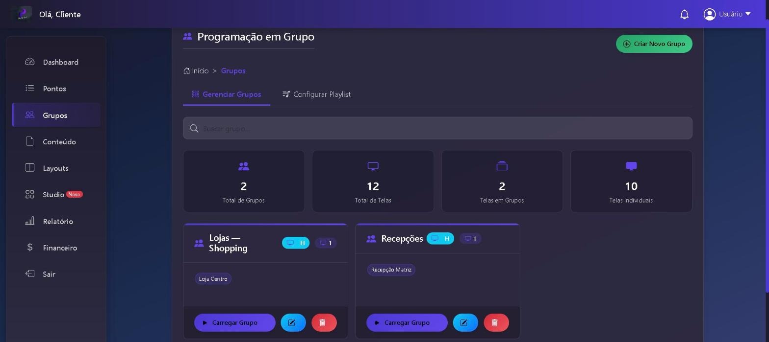 Scheduling by screen groups